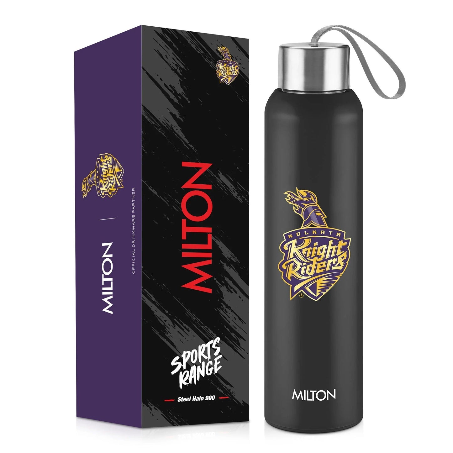 Milton Sports Steel Halo KKR UV Printing Water Bottle