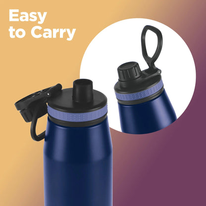 Milton Sports Sparkle KKR Thermosteel Bottle