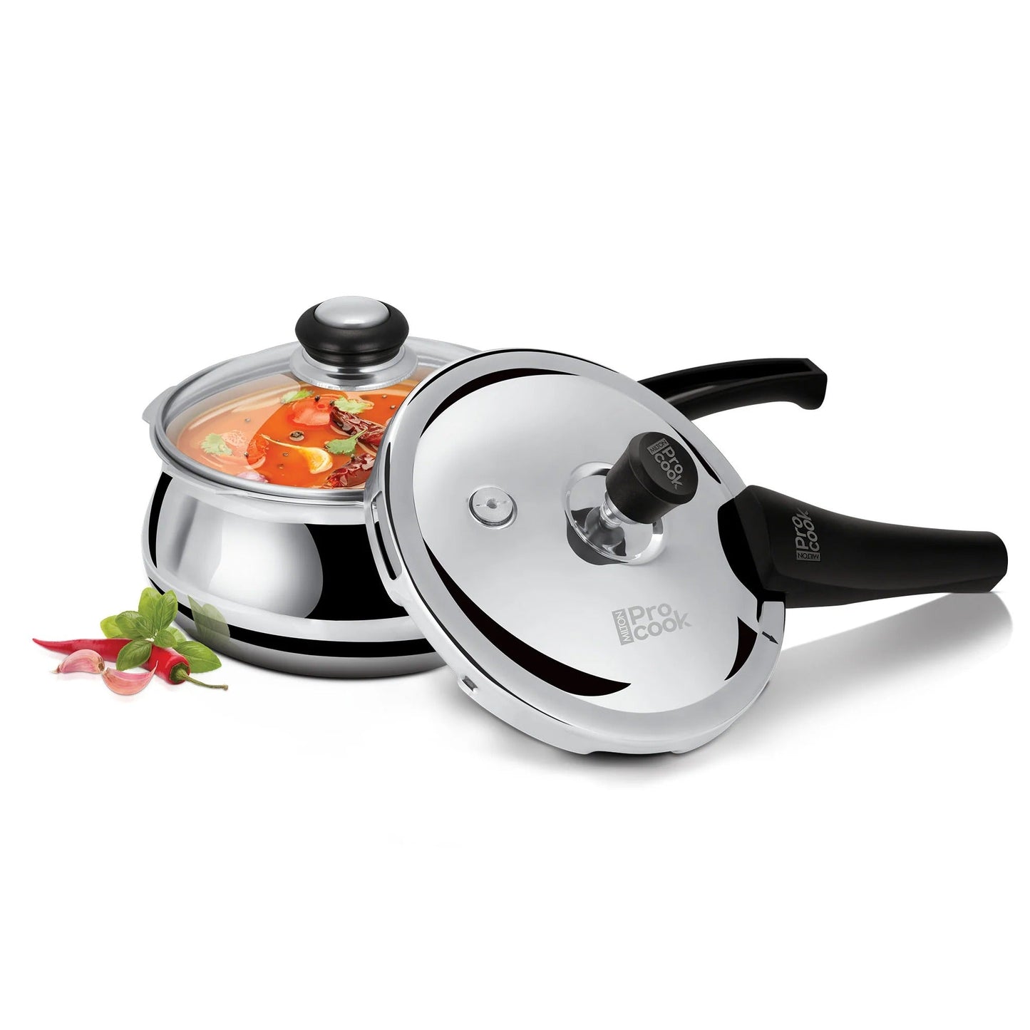 Milton ProCook Curve Triply Outer Lid Pressure Cooker