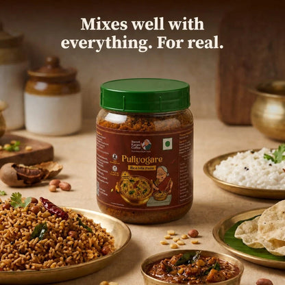 Sweet Karam Coffee Puliyogare Rice Mix Paste (Ready in Minutes) - 200 gms