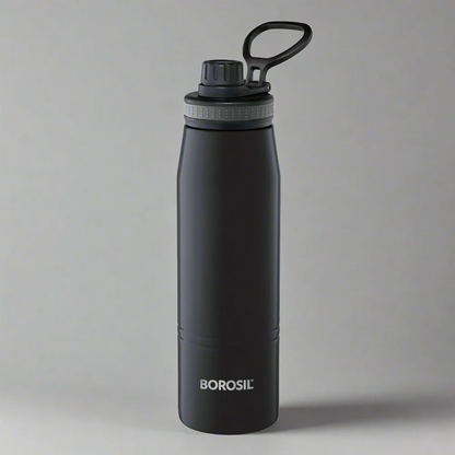Borosil Hydra Thermoflask Steel Water Bottle Sports 900ml