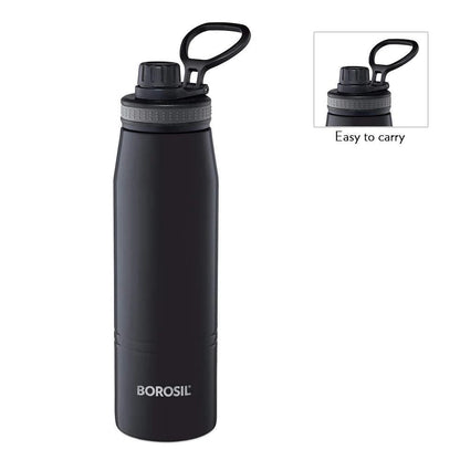 Borosil Hydra Thermoflask Steel Water Bottle Sports 900ml