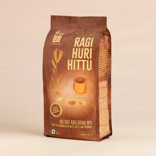 Isha Life Ragi Huri Hittu (Instant Ragi Drink Mix) - 500 gms
