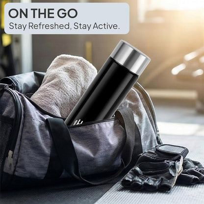 Cello H2O Stainless Steel Water Bottle - Black