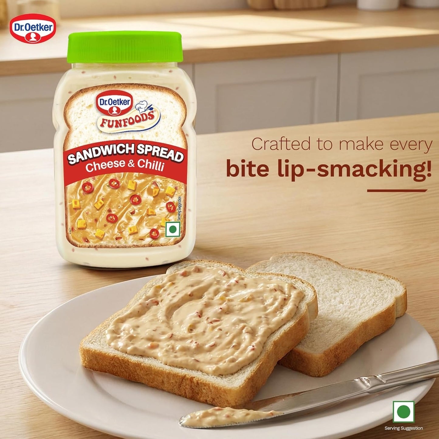 Dr. Oetker FunFoods Cheese & Chilli Sandwich Spread - 225g