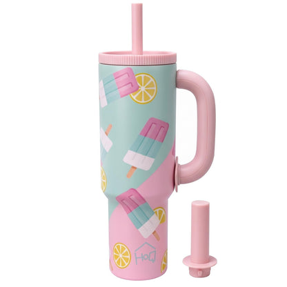 House of Quirk 1200ml Stainless Steel Tumbler with Handledrink