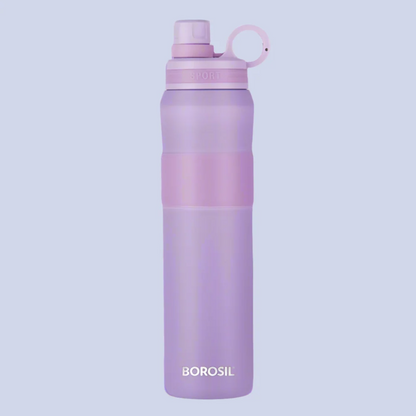 Borosil Hydra Water Bottle ThirstBurst Lavender 800ml
