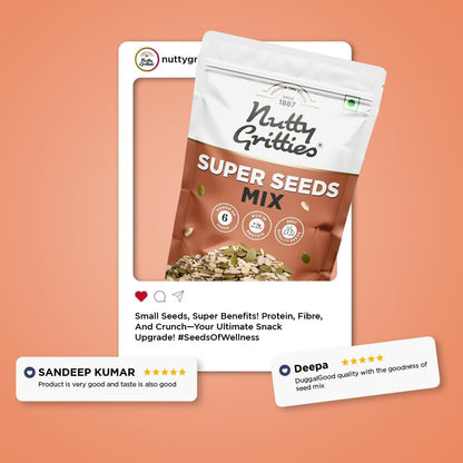 Nutty Gritties Premium Super Seed Trail Mix - 200g
