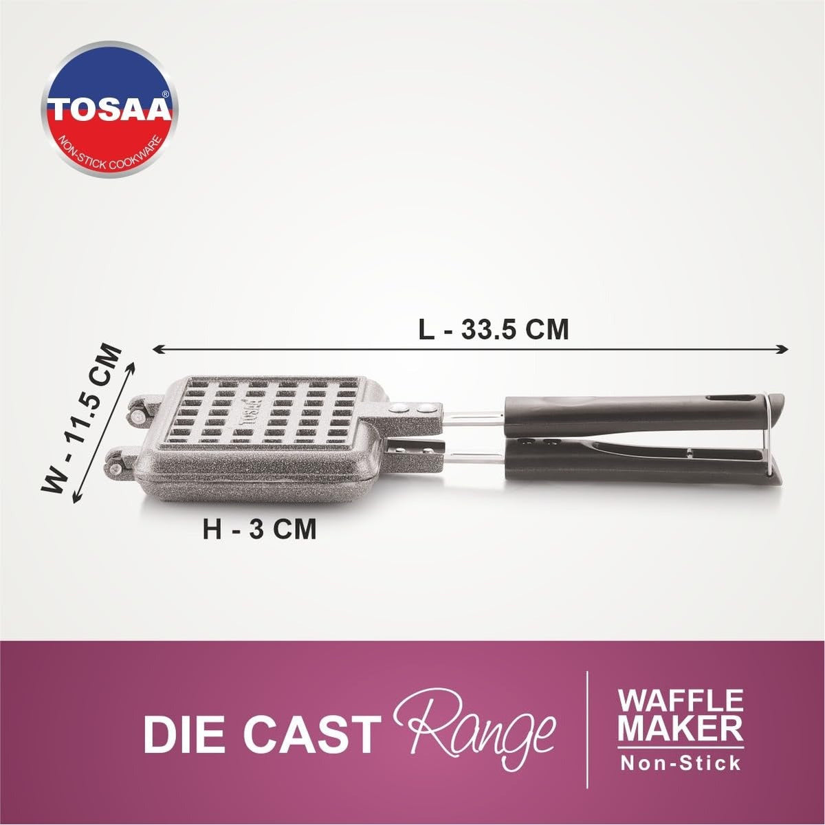Tosaa Waffle Maker Gas Non-Stick