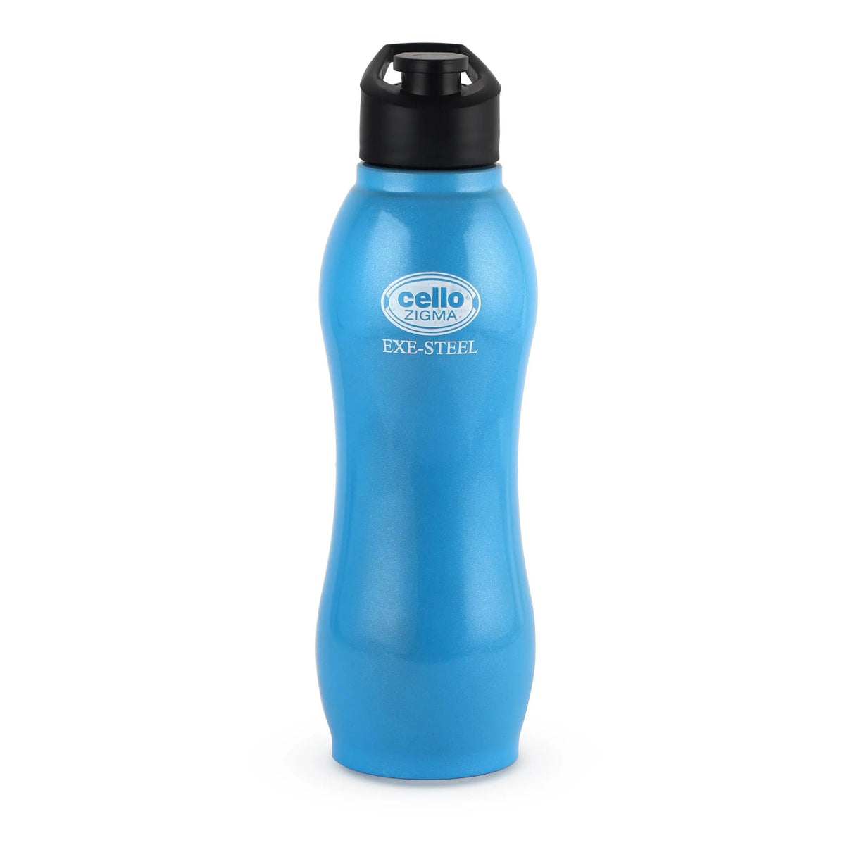 Cello Zigma Exe Single Walled Stainless Steel Flask 1000ml - Blue