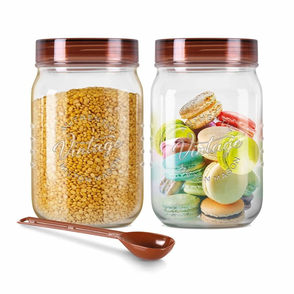 Milton Vintage PET Airtight Storage Jars - 1000ml