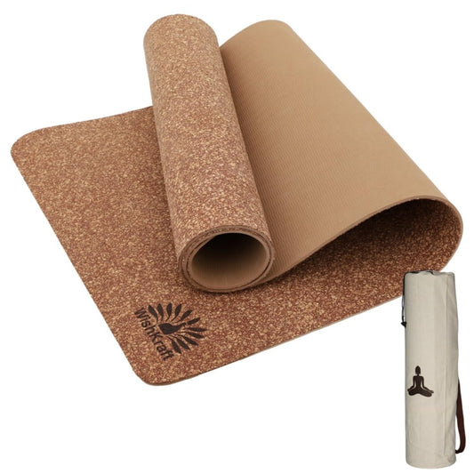 WishKraft Cork Yoga Mat (5 MM Thick)