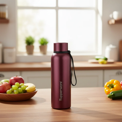 Tupperware Primo Stainless Steel Bottle 920ml Bordeaux