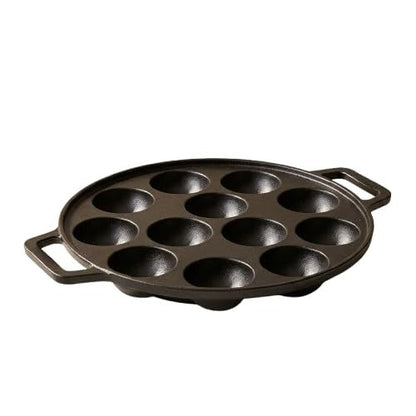 Tosaa Cast Iron Appam Maker 12-Cavity 450ml