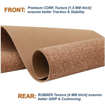 WishKraft Cork Yoga Mat (5 MM Thick)