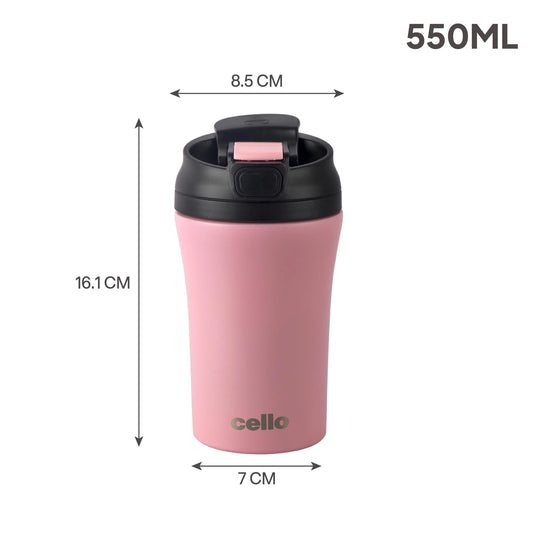 Cello Duro Coffee Mate Vacum Insulated Travel Mug