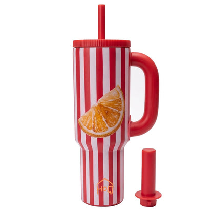 House of Quirk 1200ml Stainless Steel Tumbler with Handledrink