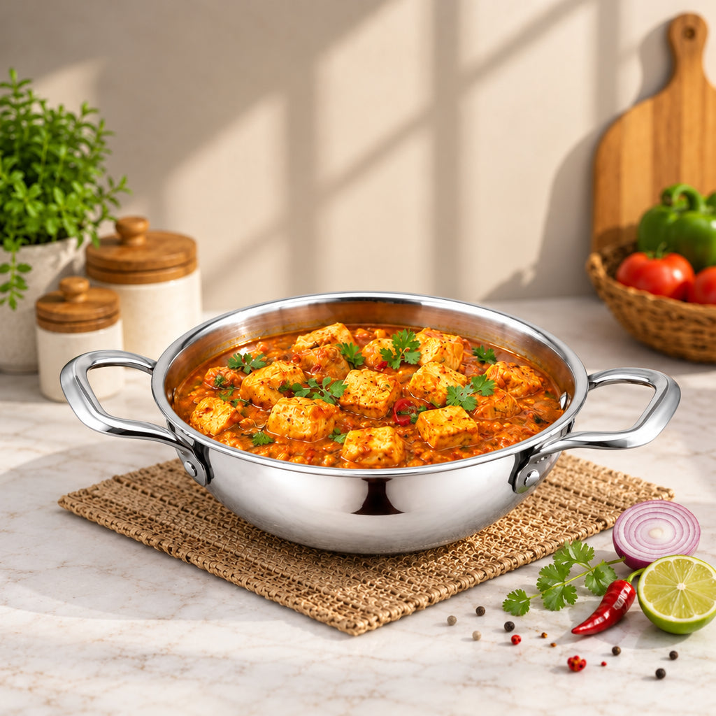 Tosaa SS Tri-Ply Fry Pan without Lid 22cm