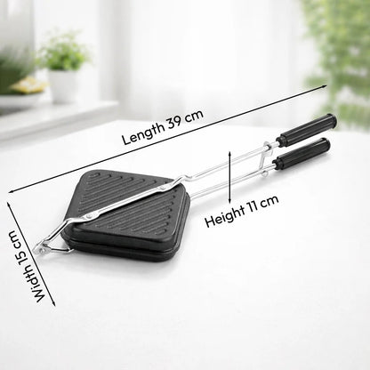 Tosaa Regular Gas Sandwich Toaster Non-Stick Black