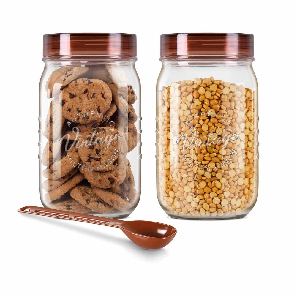 Milton Vintage PET Airtight Storage Jars - 1000ml