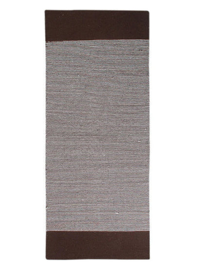 Saral Home Mid Stripe Cotton Anti Slip Yoga Mat/Runner
