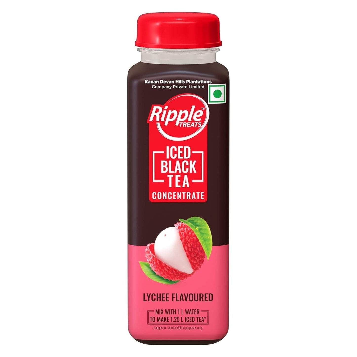 Ripple Black Ice Tea Lychee Flavoured Liquid Concentrate - 250ml