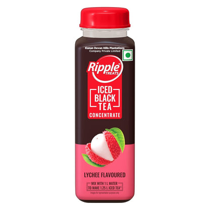 Ripple Black Ice Tea Lychee Flavoured Liquid Concentrate - 250ml