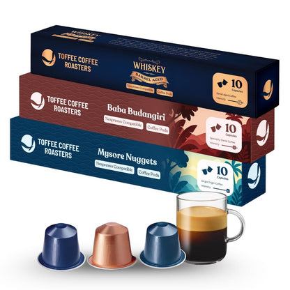 Toffee Coffee Roasters Variety Pack Coffee Pods - Pack of 3