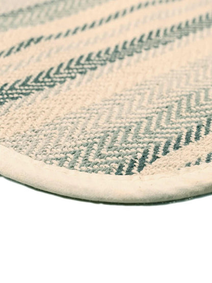 Saral HomeStripe Cotton Anti Slip Yoga Mat