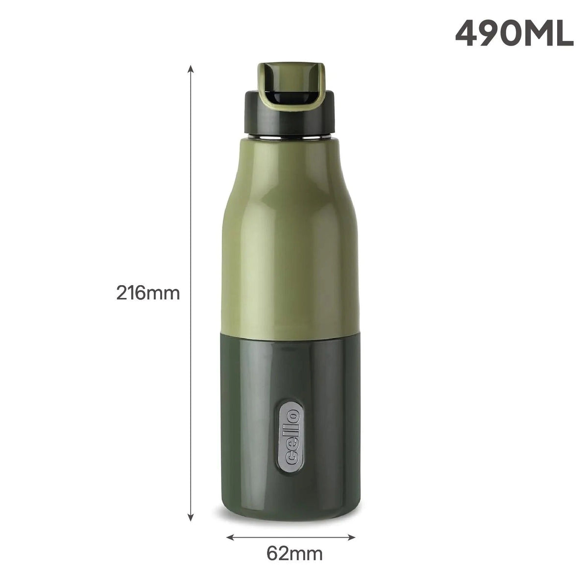 Cello Puro Steel X Felix 600ml Insulated Bottle