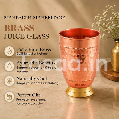 Tosaa Jalkumbh Copper Juice Glass