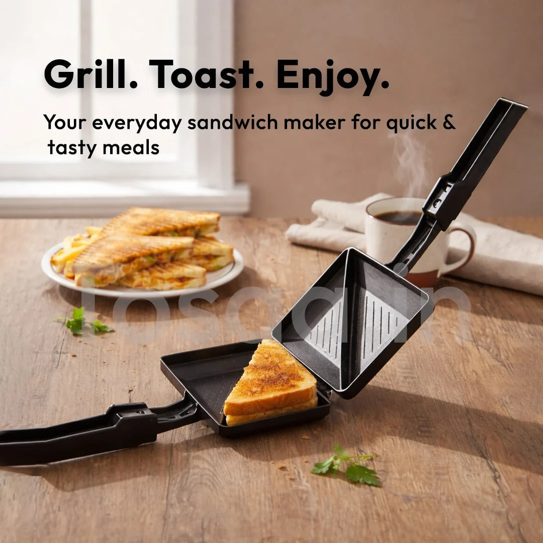 Tosaa Duet 2-Cut Jumbo Sandwich Toaster Gas Non-Stick