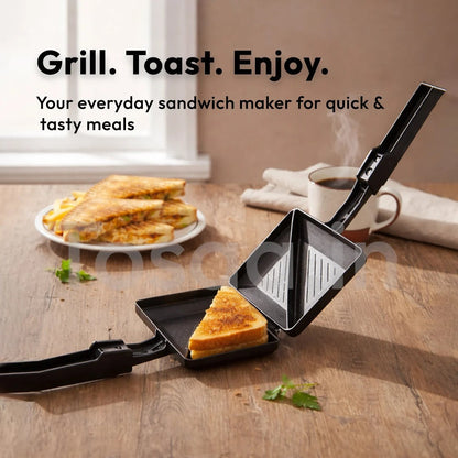 Tosaa Duet 2-Cut Jumbo Sandwich Toaster Gas Non-Stick