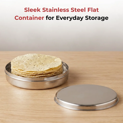 Vinod Stainless Steel Papad Dabba 15 Inch
