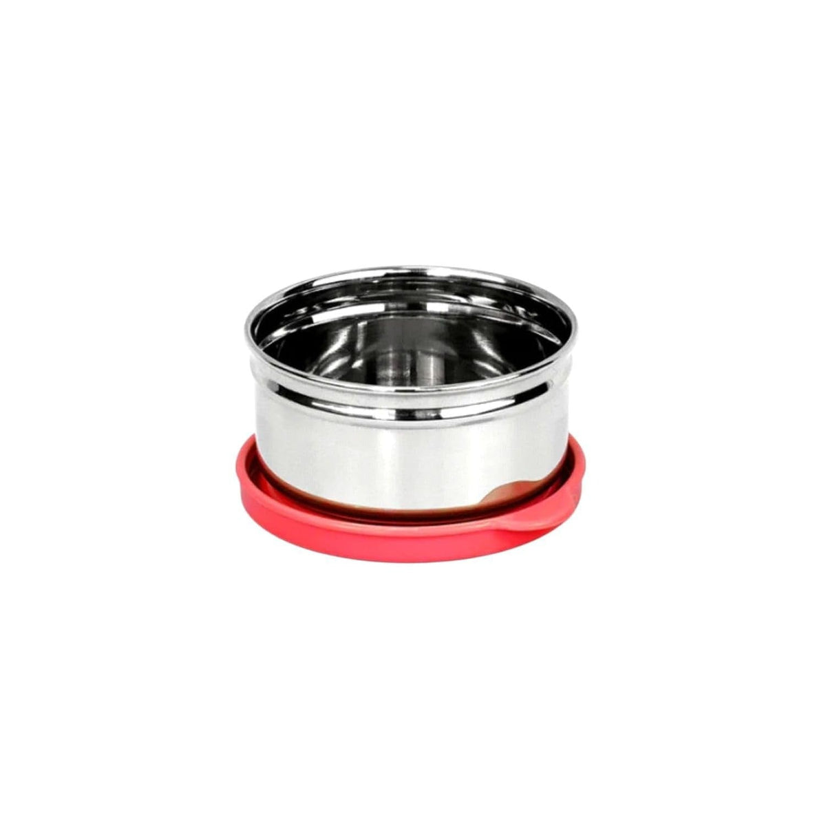 Signora Ware Stainless Steel Mini Fresh Container, 140ml, Red