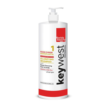 Keywest Professional Nanoplastia Sulfate Free Clarifying Shampoo - 1000ml
