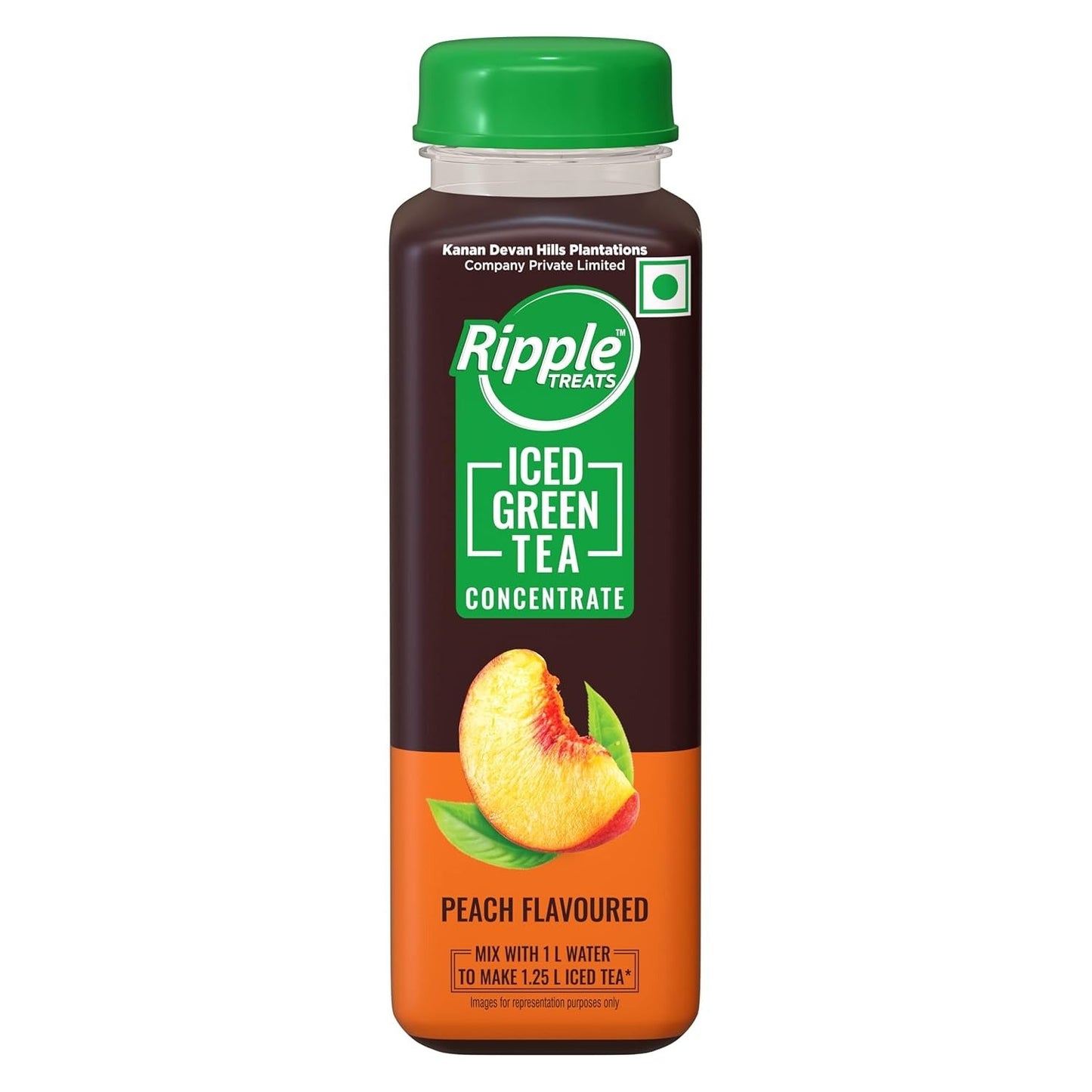 Ripple Green Ice Tea Peach Flavoured Liquid Concentrate - 250ml