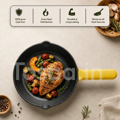 Tosaa Cast Iron Fry Pan Big 2000ml