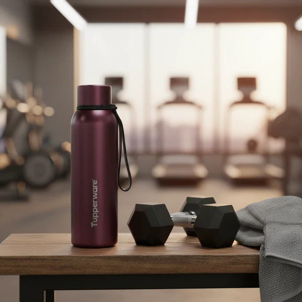 Tupperware Primo Stainless Steel Bottle 920ml Bordeaux