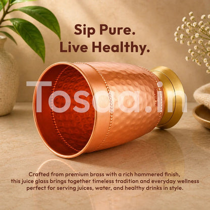 Tosaa Jalkumbh Copper Juice Glass