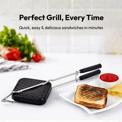 Tosaa Regular Gas Sandwich Toaster Non-Stick Black