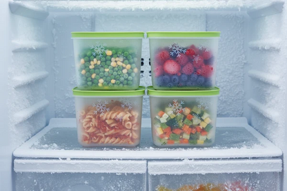 Tupperware Freezer Mate 1.5L Set of 4 Pieces - Green