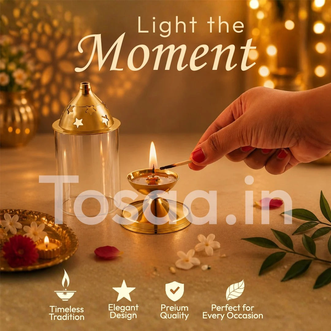 Tosaa Jalkumbh Brass Diya