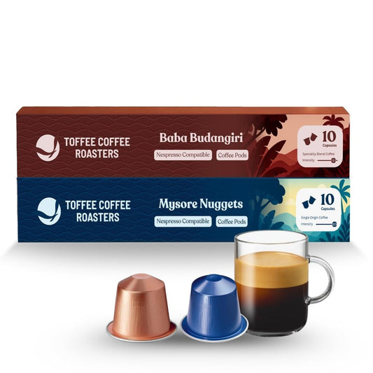 Toffee Coffee Roasters Variety Pack Coffee Pods Aluminium Coffee Capsules