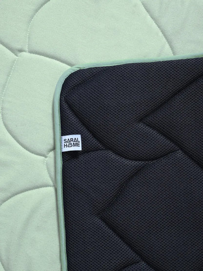 Saral Home Flower Anti Slip Yoga Mat