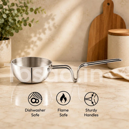 Tosaa Triply Tadka Pan 12cm 500ml