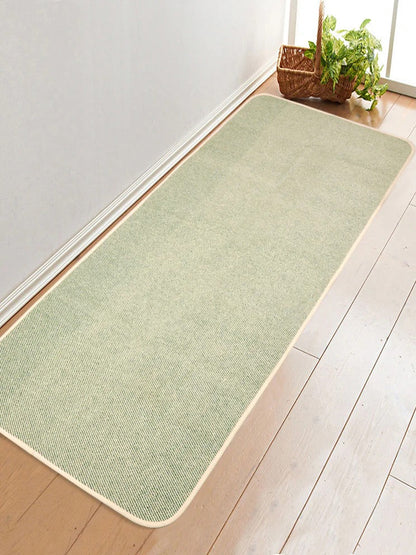 Saral Home Plain Solid Cotton Anti Slip Yoga Mat