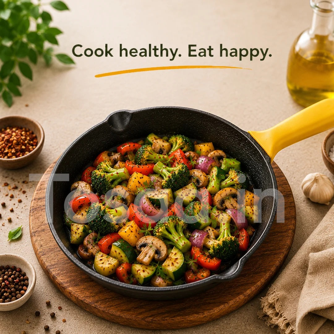 Tosaa Cast Iron Fry Pan Big 2000ml