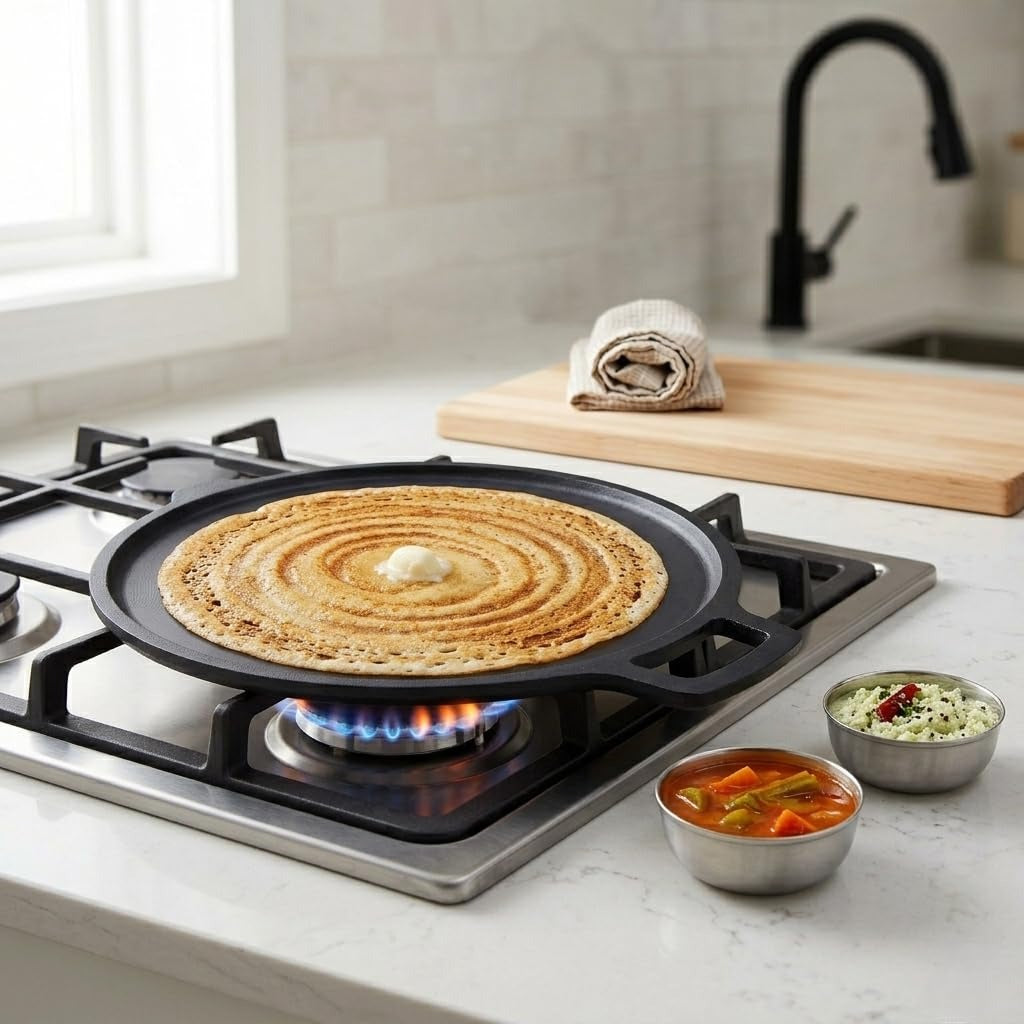 Tosaa Cast Iron Dosa Tawa Smooth 27.5cm