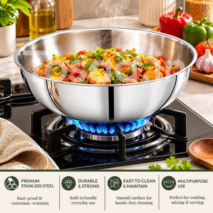 Tosaa Tri-Ply Tasla without Lid 18cm